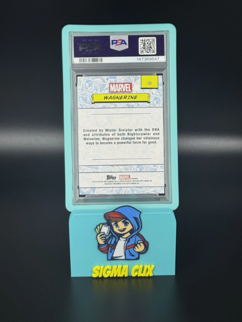 2024 Topps Chrome Marvel Wagnerine 1st Appearance Blue Wave 098/150 PSA 9 MINT