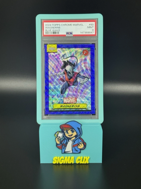 2024 Topps Chrome Marvel Wagnerine 1st Appearance Blue Wave 098/150 PSA 9 MINT