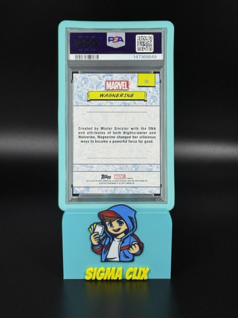 2024 Topps Chrome Marvel Wagnerine 1st Appearance Blue Wave 059/150 PSA 10 GEM MINT