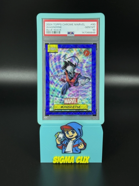2024 Topps Chrome Marvel Wagnerine 1st Appearance Blue Wave 059/150 PSA 10 GEM MINT