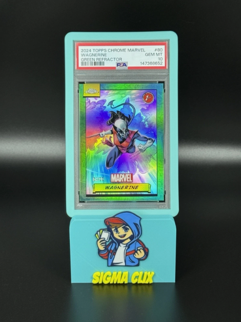 2024 Topps Chrome Marvel Wagnerine 1st Appearance Green Refractor 67/99 PSA 10 GEM MINT