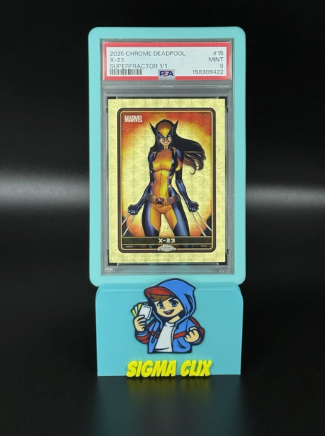2025 Topps Chrome Deadpool X-23 SUPERFRACTOR 1/1 PSA 9 MINT